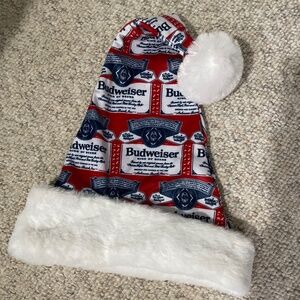 Budweiser Santa hat